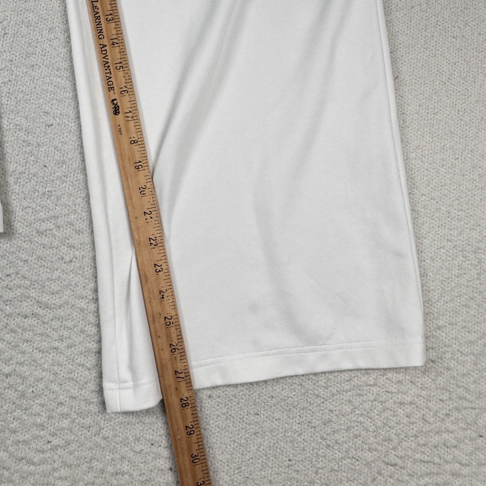 Tibi Active Knit Wide Leg Pull On Pants White Oversized Women's Large *Read - Picture 7 of 12